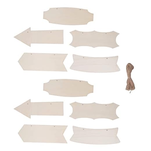 BEXEED® Ersatzpfeile mit Gummispitze für Pfeil und Bogen Kinder Holz Set (10 STK Ersatzpfeile Outdoor) 2 HERCHR Holzpfeile Zum Basteln, 10 Stück Unbehandeltes Holzschild Mit Seil Zum Aufhängen, Holzzeiger Wegweiser Pfeil Anhängers, Dekorative Holztafel, Holzscheiben, Banner Für Heimwerker