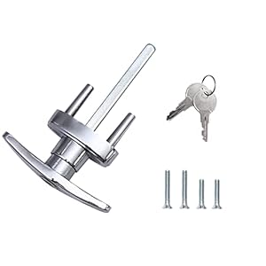 Wedelweib Garagentorschloss T-Griff Set