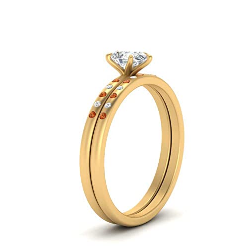 Anillos de boda con bisel de piedras preciosas en forma de pera talla 4 2
