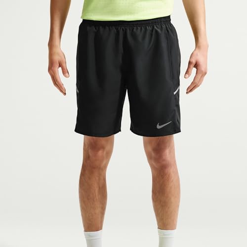Image of Nike Mens Miler Dri Fit Brief Lined Running Shorts