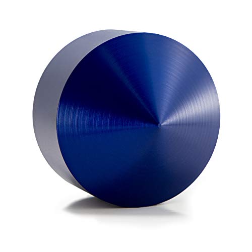 Image of PACLOCK's 9-Series Patented Cone Puck w /Tapped Holes, High Security Rotating Disc, Manufacturer-Controlled Key Assigning, Exclusive Key Number, U-Pick! Keyed Alike w / 1 Key, Blue