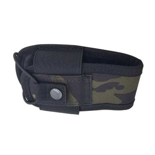 ZwaitL Riñonera de nailon con clips seguros, soporte de radio para senderismo, camping, almacenamiento de equipo al aire libre, bolsas de cintura