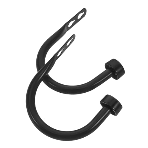 ARTSEWPLY 2 Piezas Ganchos de Cortina Hierro Resistentes para Alzapaños Accesorios Modernos para Sala Dormitorio y Oficina de Unidades Diseño Contemporáneo y Funcionalidad Versátil