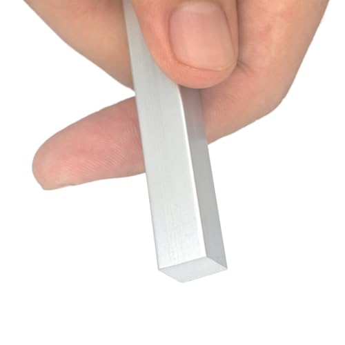 装飾的な 8mm 10mm 12mm 14mm 16mm アルミニウム合金 6061 T6 角棒 角棒プレート 金属ストリップ ソリッドストック CNC用 DIY(100mmx16mmx16mm)