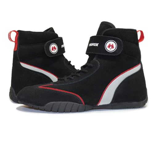 PROFOX Classic PRO-20 Mid-top Driving Racing Shoe SFI 3.3/20 (Black, 8.5)