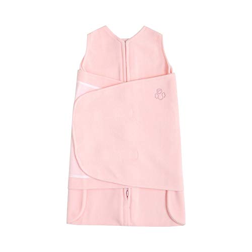 Saco de Dormir Swaddle Rosa em Soft Outono - Inverno;Tamanho:P - 3 a 6 meses