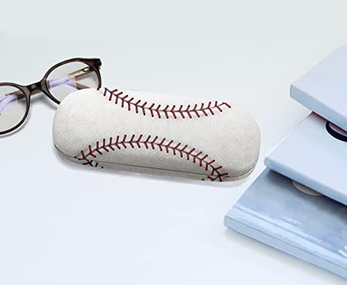 Image of WIRESTER Hard Shell Eyeglasses Case, Clamshell Sunglasses Holder Protective Cover with Microfiber Cloth