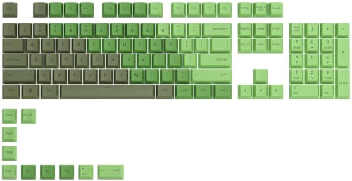 Touches PBT super durable profil Cherry Glorious Gaming 115 touches Olive