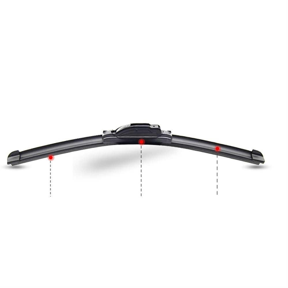 Automotive Tergicristalli Spazzola Tergicristallo Per Auto, Parabrezza In Gomma Siliconica, Tergicristallo Anteriore Compatibile Con Volvo Per C30 2006-2013