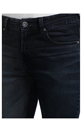 Image of Spykar Men's Mid Rise Kano Slim Fit Mid-Rise Jeans (Ankle Length)