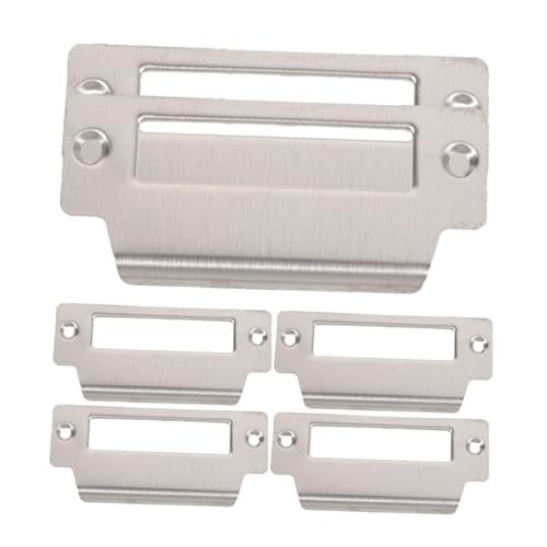 Hoement 6 Piezas Kit de Refuerzo para Puerta Principal con Placa de Acero Inoxidable para Cerradura de Pestillo Protectora y Fácil Instalación sin Necesidad de Tallado Compatible Mayoría
