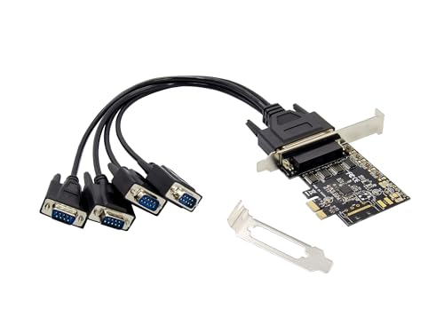 Tarjeta PCIe Serie DB9-RS232 de 4 Puertos de Conceptronic 2