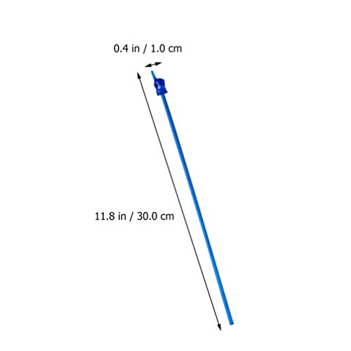 NUOBESTY 20 ponteiros de leitura de resina, ponteiros, ponteiros, palitos de ensino, palitos colorid