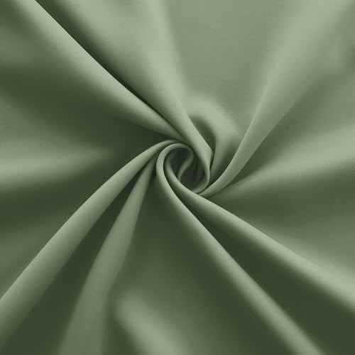 Image of KOUFALL Sage Green Blackout Curtains for Living Room 60x84 Inches Long