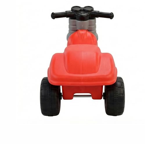 Image of Little Fingers Kids Ride-on Tricycle - Sturdy No-Pedal Push Bike for Toddlers Age 1 to 3 Years - Indoor Outdoor Balance Ride Toy with Easy-Grip Handle & Durable Wheels