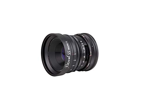 Image of Lomography Petzval 55mm f /1.7 MKII Bokeh Control Art Lens - Compatible with Sony E Mount - Mirrorless Camera - Aluminium Black