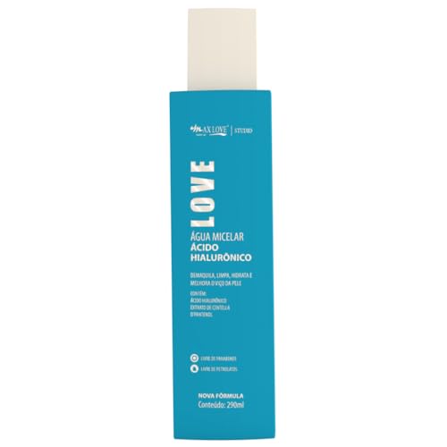 Max Love Agua Micelar Demaquilante Ácido Hialurônico 300Ml