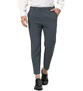 green emerald velvet dress DGHM-JLMY Men's High Waisted Slim Fitting Cropped Trousers Ankle-Length Dress  Pants Stretch Dress Pants Skinny Suit Pants (Black,29) at Amazon Men's  Clothing store