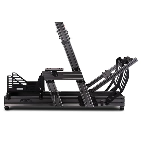 Next Level Racing F-GT Elite Aluminium Simulator Cockpit - Front and Side Mount Edition- black