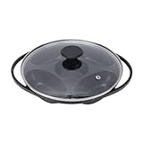RIZGHWOY Pfannkuchenform mit 5 Mulden, Kuchenform, Backblech, Antihaftbeschichtete Aluminiumlegierung, Gleichmäßige Erwärmung, mit Deckel Zum Backen von Thanksgiving, Weihnachten,
