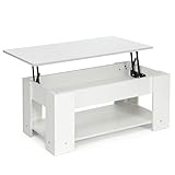 【Material de alta calidad】 El mesa de café está hecho de tablero de partículas de alta calidad,es durable y fácil de mantener. Sin sustancias tóxicas que no afectan la salud de tu familia. La alta calidad garantiza un uso estable y una larga vida útil.