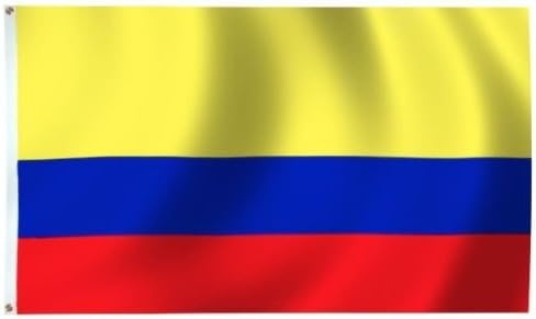 AES 5'x8' Colombia Colombian Flag 5x8 Foot Flag Banner Large
