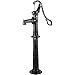 VEVOR Hand Water Pump - Cast Iron Vintage Pitcher Pump & Stand, 26' Height, Max 20ft Depth, Easy Installation, Heavy-duty Well Pump for Yard, Garden, Farm, Black