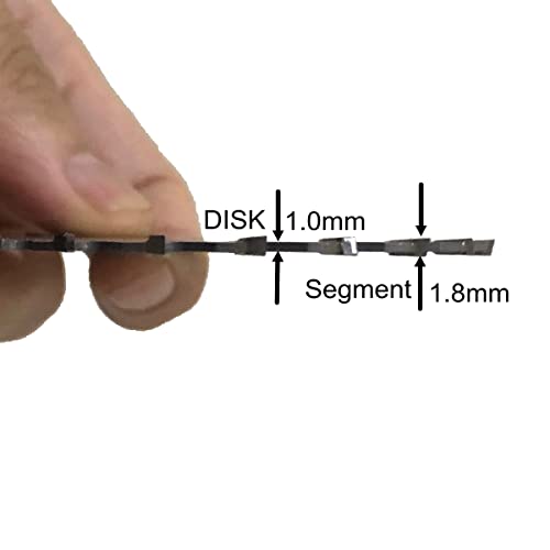 Finglee Dt 3 Inch Circular Saw Blade,24 Segments Tct Cutting Disc For Wood Plastic Composite Objects 76Mm (1) #TOP2