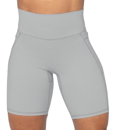 Image of Sunzel Women's Biker Shorts in High Waist Tummy Control with Deep Pockets | 3, 5 Or 8-Inch Inseam, High Waisted, No Front Seam, Side Pockets, Buttery Soft, Compression Fit, Squat Proof, Tummy Control