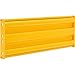 Global Industrial Steel Guard Rail, 3-Rib, 4'L, Yellow