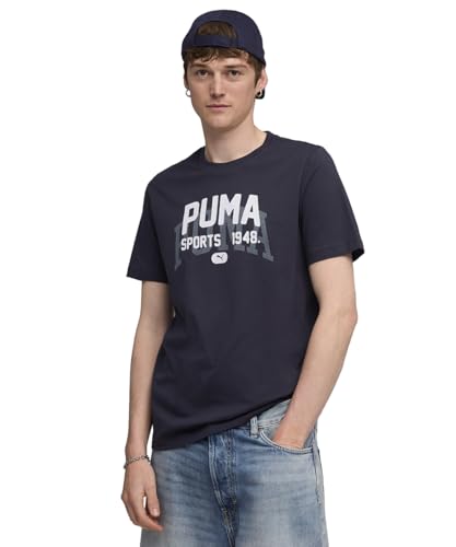 PUMA Camiseta Unisex con gráficos universitarios (Paquete de 1)