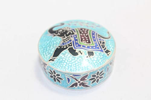 Boîte à bijoux éléphant argent pour coiffeuse raffinée B339