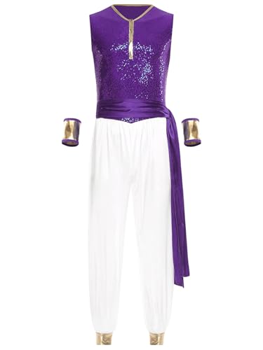 Costume de prince arabe pour hommes idéal pour les fêtes à thème et cosplay