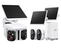 Baseus Security X1 Pro Überwachungskamera Aussen - ERSTE KI-Dual-Tracking Kamera & N1 2-Cam Solar Kit