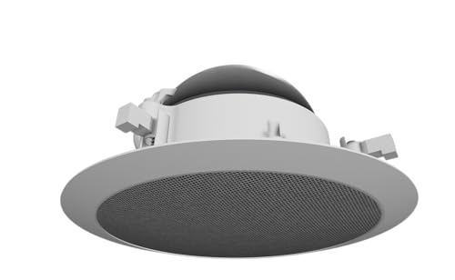 Splin Suporte Stand De Teto de Embutir para Amazon Alexa Speaker para Echo 4 Premium | Linha Pro | acabamento em Metal | Modelo Clássico (branco)