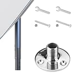 Mounting Kit for Marine Yacht Ship RV, Pipe Mount Adapter, Pole Mount,Marine Antenna Mount for Starlink Internet Kit Satellite V2 (Mount KT 2)