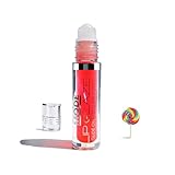 MODE Lip Glaze Flavored Lip Gloss FRUIT PUNCH LOLLIPOP Delicious Flavor Roll On Sweet Wet Nourishing Shine, Hydrating Natural Skincare Fruit Oils, Made in NY USA