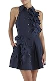 Ramy Brook Women's Donna Dress, Navy, 6
