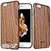 NeWisdom iPhone 6 6S Case Wood Non Slip Thin Slim Unique Designed Cover - Sandal