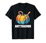 Photo Gallery art teacher halloween vibes spooky paint and pencils maglietta Photo Gallery art teacher halloween vibes spooky paint and pencils maglietta