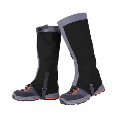 Polainas de senderismo para hombres y mujeres, impermeables, protección de calzado para nieve, esquí, caminar, escalada y caza, polainas duraderas para las piernas