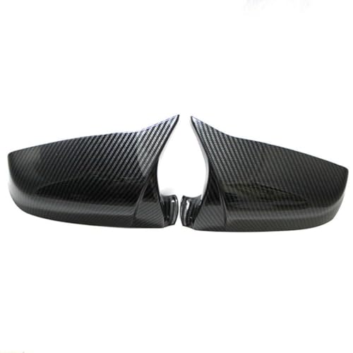 EANUMazRu Black Side Wing Mirror Cap Cover Compatible with 5 6 7 Series F01 F02 F03 F04 F06 F07 F10 F11 F12 F13(Carbon One Pair)