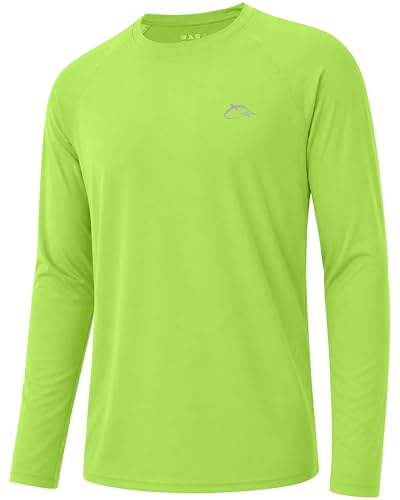 Image of FISHEAL Mens Long Sleeve Fishing Camo Shirts, UPF 50+ Sun Swim Rash Guard