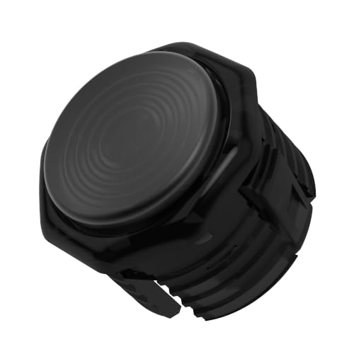 8pcs Original Gamerfinger HBFS-30 30mm Mechanical Buttons with Cherry MX speed sivler for Arcade Controller Box (8PCS HBFS-30-Screw Black)