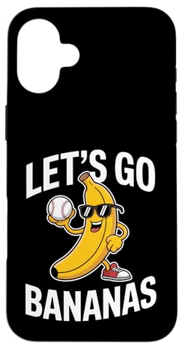 Funny Baseball Banana Lets Go �R�~�J�� �X�}�z�P�[�X iPhone 16 Plus �p