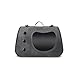 Multi-Functional Pet oulder Bag Portable Dog Bapa Handheld Breathable Cargo Single ，Compatible for Pets(Three-Hole cat face Purple)