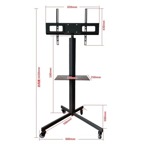 Soporte de piso giratorio para TV LCD THEGA 32-65 pulgadas miniatura 2