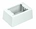 Panduit JBP1IIW 1-Gang Intermediate Outlet Box, International White, 2-Piece