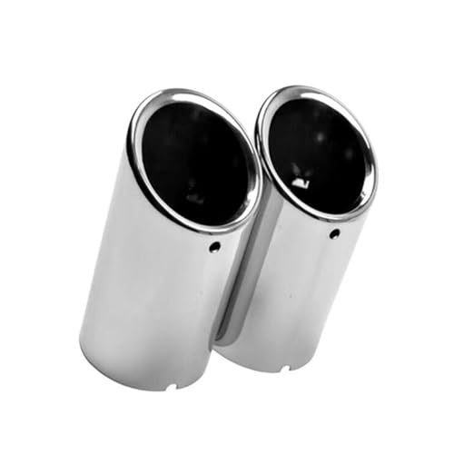 Embout Échappement Voiture pour BMW E38 E60 Remplacer Canule Rouillée Silver
