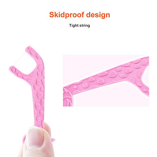 Anself – 40 peças de fio dental infantil fofo para limpeza oral profunda